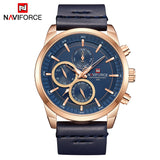 Nieuwe NAVIFORCE mannen Horloges Top Luxe Merk Mens Fashion Sport Horloge Mannelijke Lederen Datum Quartz Horloges Relogio Masculino