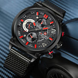 NAVIFORCE Merk Mannen Fashion Sport Quartz Horloges heren Rvs Waterdicht Militaire Horloges Mannelijke 24 Uur Datum Klok