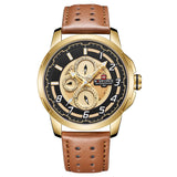 NAVIFORCE Top Merk Luxe Mannen Horloges Mode Militaire Sport Horloge Heren Lederen Quartz Datum Week Analoge Klok Relogio Masculino