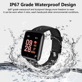 Smart Horloge Bloeddruk Waterdicht polsbandje Hartslagmeter Fitness Tracker Horloge GPS Sport Voor Android IOS