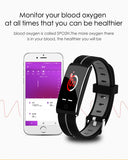 F10 + Smart horloge Kleur Fitness Tracker Sport IP68 Waterdichte Afstandsbediening Slimme band voor Android iOS Telefoon PK Y5 mi band3 GT08