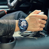 NAVIFORCE Nieuwe Mannen Quartz Horloge Creative Dial Datum Fashion Horloges Militaire Leer Waterdicht Mannelijke Klok Relogio Masculino