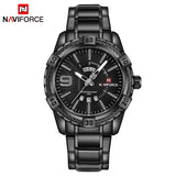 Merk Luxe NAVIFORCE Mannen Watche Nieuwe Mode Toevallige Waterdichte Horloges Mannen Volledige Steel Horloge Quartz Klok Relogio Masculino