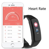 Rovtop C1Plus Smart Polsband Smart Armband Bloeddruk Fitness Sport Smartband Hartslagmeter Armband Sport Klimmen