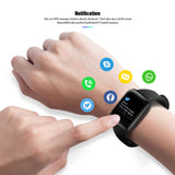 Smart Horloge Mannen Bloeddruk Waterdichte Smartwatch Vrouwen Hartslagmeter Fitness Tracker Horloge Sport Voor Android IOS