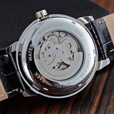 2014 Retro Winnaar Golden Case Mechanische Skeleton Horloge Heren Horloges Top Brand Luxe Relogio Mannelijke Klok Mannen Masculino