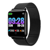 VERYFiTEK M19 Smart Horloge Bloeddruk Hartslagmeter Vrouwen Mannen Klok Sport Fitness Tracker Smartwatch Voor Android IOS