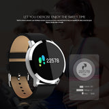 VERYFiTEK Q8 Bloeddruk Zuurstof SmartWatch Hartslagmeter Sport Fitness Horloges IP67 Stappenteller Mannen Vrouwen Slimme Horloge