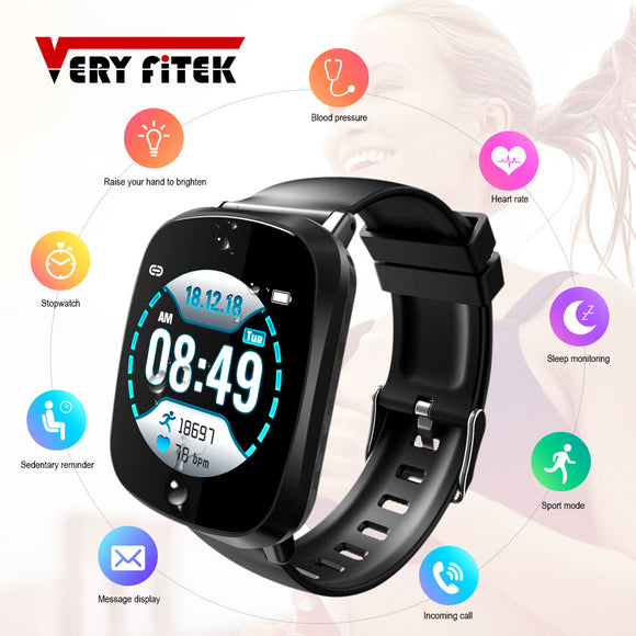 VERYFiTEK Bloeddruk Zuurstof Smart Horloge Hartslagmeter Fitness Armband Sport Horloge Mannen Vrouwen Smartwatch voor IOS Android