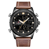 NAVIFORCE Luxe Merk Mannen Mode Sport Horloge Mens Militaire Quartz Horloges Mannelijke Lederen Datum Klok Relogio Masculino