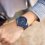 NAVIFORCE Nieuwe Mode Merk Mannen Militaire Horloge Heren Casual Sport Quartz Horloges Mannelijke Waterdichte Chronograaf Klok