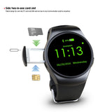 VERYFiTEK KW18 Hartslagmeter SmartWatch Bluetooth SIM Telefoon Horloge Stappenteller Fitness Mannen Vrouwen Smart Horloges voor iOS Android