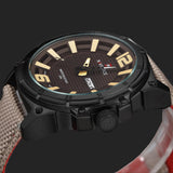 2016 Luxe Merk Mannen Sport Horloges mannen Quartz Uur Dial Datum Klok Man Army Militaire Waterdicht Fashion Casual Pols horloge