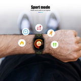 VERYFiTEK F8 Full Touch Screen Smart Horloge Bloeddruk Fitness Tracker IP67 Hartslagmeter Mannen Vrouwen Kids Smartwatch