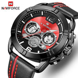 Mannen Horloge NAVIFORCE Luxe Merk Mode Sport Quartz Horloges Mannelijke Lederen Kalender Waterdicht Klok Voor Mannen Relogio Masculino