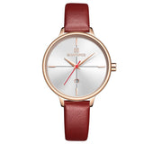 Top Brand NAVIFORCE Vrouwen Luxe Horloges Casual Lederen Waterdichte vrouwen Horloges Nieuwe Fashion Design Klok Relogio Feminino