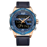 Mannen Horloge NAVIFORCE Nieuwe Luxe Fashion Quartz Horloges Heren Lederen Waterdicht Datum Week Analoge Klok Relogio Masculino