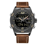 Mannen Horloge NAVIFORCE Nieuwe Luxe Fashion Quartz Horloges Heren Lederen Waterdicht Datum Week Analoge Klok Relogio Masculino