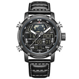 Heren Horloges Top Luxe Merk NAVIFORCE Mode Digitale Klok Mannen Quartz Sport Horloge Man Lederen Militaire Waterdicht Horloge