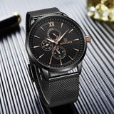 2018 Mannen Horloges Top Brand NAVIFORCE Mode Quartz Horloge heren Rvs Waterdicht Mesh Sport Klok Relogio Masculino