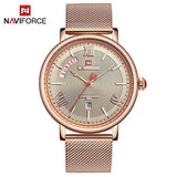 Top NAVIFORCE Mannen Horloges Lederen Sport Horloges Quartz heren Horloge Mannelijke Datum Waterdicht Klok Relogio Masculino