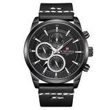 NAVIFORCE Luxe Merk mannen Militaire Sport Horloge Mannen Lederen Waterdichte Quartz Horloges Mannelijke 24 Uur Datum Display Analoge Klok