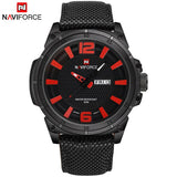 NAVIFORCE Luxe Merk Mannen Quartz Polshorloge mannen Nylon Militaire Sport Horloges Mannelijke Waterdicht Datum Klok Relogio Masculino