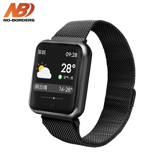 Sport IP68 Smart Horloge P68 Fitness Armband Activiteit Tracker Hartslagmeter Bloeddruk voor Android iPhone PK IWO8 Horloge