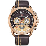 Mannen Horloge NAVIFORCE Luxe Merk Mode Sport Quartz Horloges Mannelijke Lederen Kalender Waterdicht Klok Voor Mannen Relogio Masculino