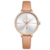 Top Brand NAVIFORCE Vrouwen Luxe Horloges Casual Lederen Waterdichte vrouwen Horloges Nieuwe Fashion Design Klok Relogio Feminino