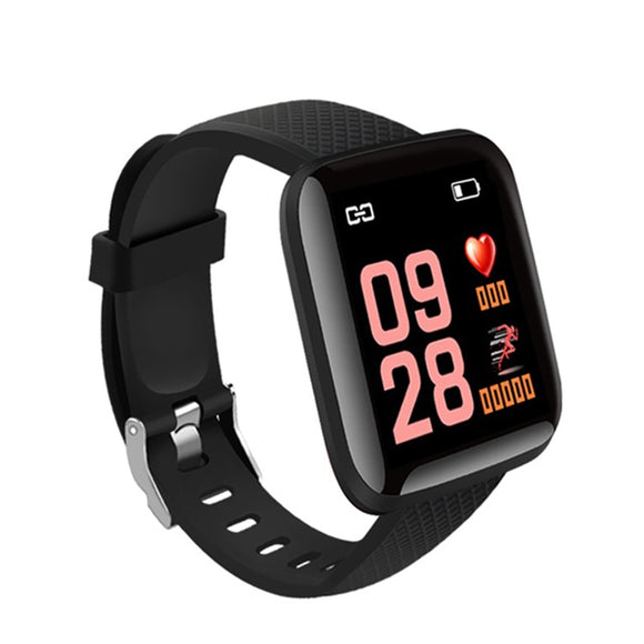 Smart Horloge Bloeddruk Waterdicht polsbandje Hartslagmeter Fitness Tracker Horloge GPS Sport Voor Android IOS