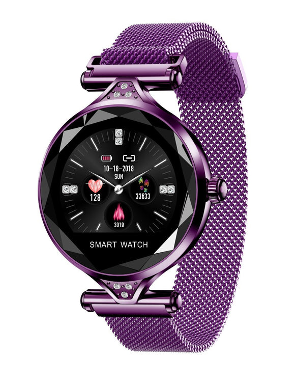 H1 vrouwen smart watch hartslag bloeddruk fitness stappenteller vrouwelijke fysiologische cyclus waterdichte smart watch PK mi band 3