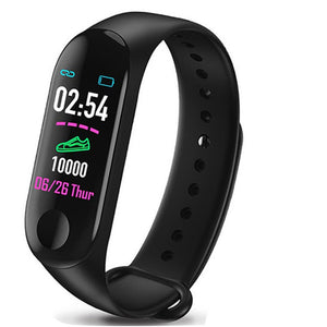 Rovtop M3 Plus Smart Polsbandje Hartslagmeter Smart Armband Horloge FitnessTracker Smart Band Met een vervanging Bandjes