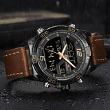 Mannen Horloge NAVIFORCE Nieuwe Luxe Fashion Quartz Horloges Heren Lederen Waterdicht Datum Week Analoge Klok Relogio Masculino