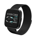 Gratis verzending sport smart watch G12 IP67 waterdicht hartslag fitness stappenteller mannen vrouwen horloge PK P68 smartwatchs Android IOS