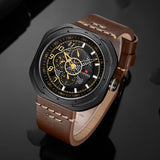 2018 Top Merk Luxe NAVIFORCE Horloge Mannen Mode Sport Quartz Horloges mannen Lederen Waterdichte Hand Klok Relogio Masculino