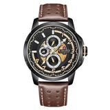 NAVIFORCE Top Merk Luxe Mannen Horloges Mode Militaire Sport Horloge Heren Lederen Quartz Datum Week Analoge Klok Relogio Masculino