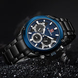 NAVIFORCE Nieuwe heren Horloge Luxe Merk Mode Sport Quartz Horloges Mannelijke Rvs Waterdichte Datum 24 Uur Display Klok