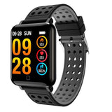 VERYFiTEK M19 Smart Horloge Bloeddruk Hartslagmeter Vrouwen Mannen Klok Sport Fitness Tracker Smartwatch Voor Android IOS