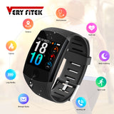 VERYFiTEK Q11 Super Lange Standby Smart Horloge Bloeddruk Hartslagmeter Fitness Armband Horloge Mannen Vrouwen Smartwatch PK Q9