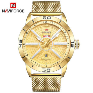 Mannen NAVIFORCE Horloges Top Merk Mens Fashion Sport Horloges mannen Waterdichte Quartz Horloge Mannelijke Datum Klok Relogio Masculino