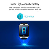 Rinsec Q18 Bluetooth Smart Horloge met Grote Batterij Touch Screen Ondersteuning TF Sim Card voor Xiaomi Android Telefoon