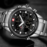 NAVIFORCE Top Luxe Merk Mannen Horloge Nieuwe Sport Fashion Quartz Horloge Waterdicht Rvs Mannen Kijken Relogio Masculino