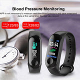 Rovtop M3 Plus Smart Polsbandje Hartslagmeter Smart Armband Horloge FitnessTracker Smart Band Met een vervanging Bandjes