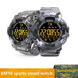 BM18 Bluetooth Smart Sport Horloge Polsband met Wekker Stopwatch Timer Duiken Horloge Toepasselijk voor Xiaomi Smart Polsband