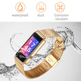 2 ST Y8 Smart Armband 0.96 Inch TFT IPS Kleur horloge band Ondersteuning Waterdicht IP67 Hartslag Smart Band Stappenteller Fitness Tracker