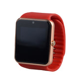 GT08 mode Android smart watch met stap teller wekker Bluetooth oproep informatie herinnering voor xiaomi smart phone horloge