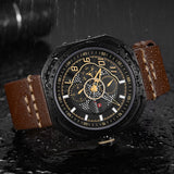 2018 Top Merk Luxe NAVIFORCE Horloge Mannen Mode Sport Quartz Horloges mannen Lederen Waterdichte Hand Klok Relogio Masculino