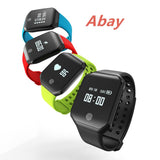 Tweedelige ABAY Z66 Smart Armband Horloge Jonge Mensen IP67 Waterdichte Stappenteller Hartslag Bloeddruk Ondersteuning Multi Oefening