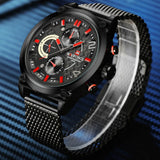 NAVIFORCE Merk Mannen Fashion Sport Quartz Horloges heren Rvs Waterdicht Militaire Horloges Mannelijke 24 Uur Datum Klok